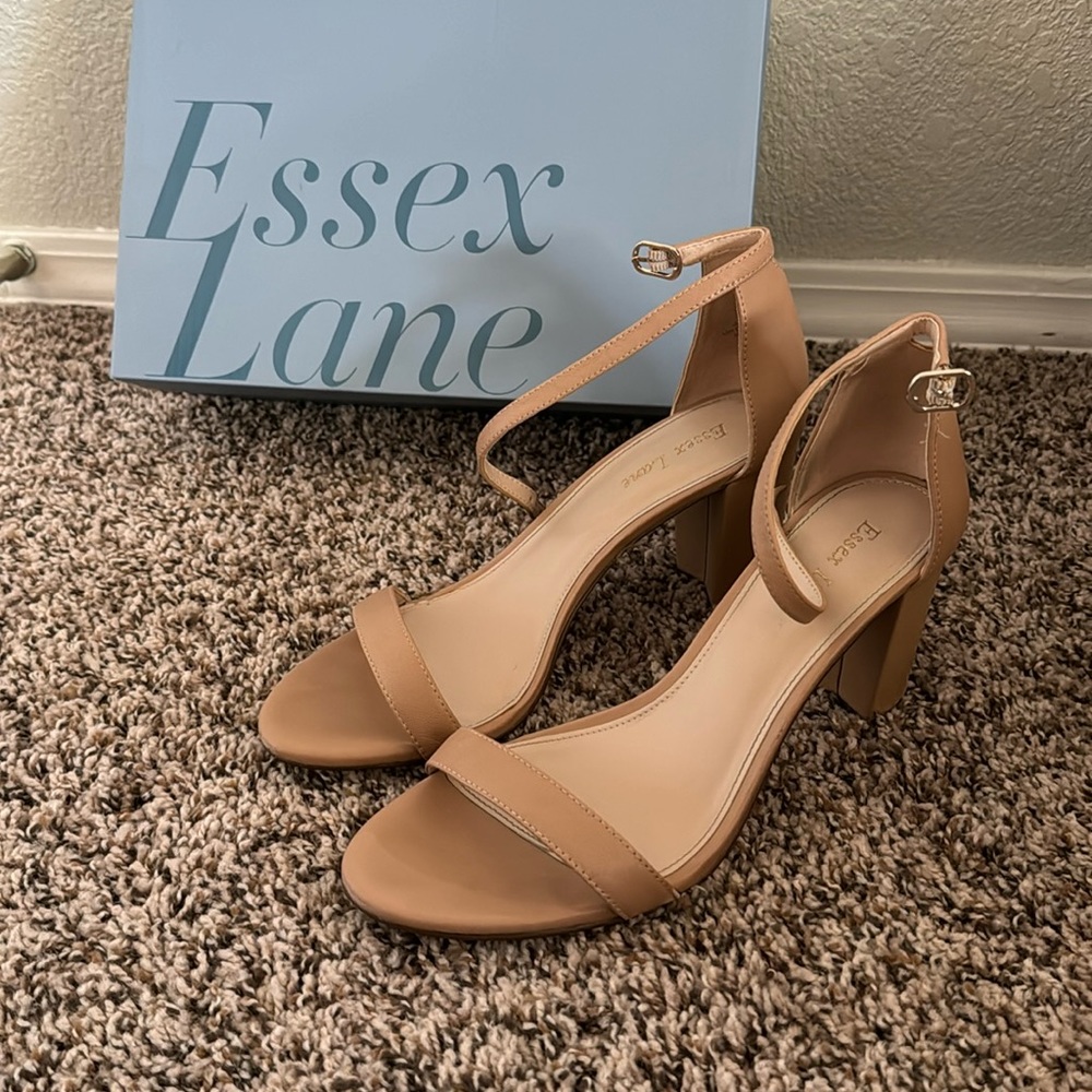 Essex Lane nude heels